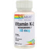 Витамин К2 менахинон 7 Solaray (Vitamin K-2) 50 мкг 30 вегетарианских капсул