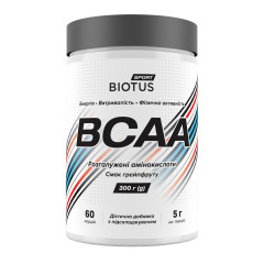 Амінокислоти BCAA Biotus зі смаком грейпфрута 300 г