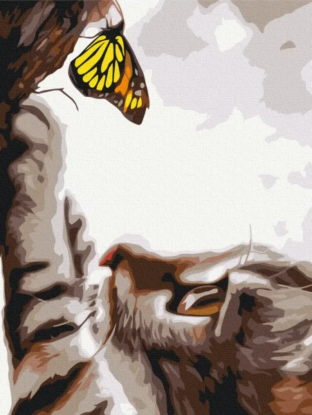Картина за номерами У пошуках друга  Brushme 30x40