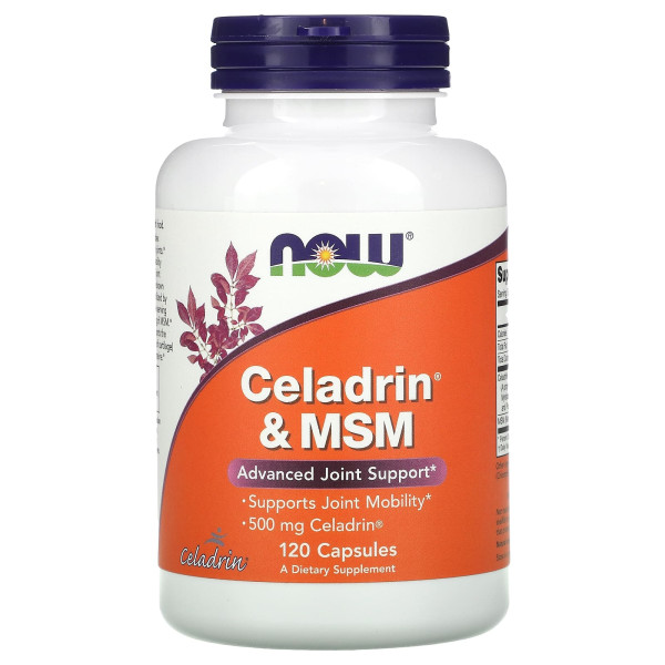 Целадрин і МСМ Now Foods Solaray (Celadrin & MSM) 120 капсул