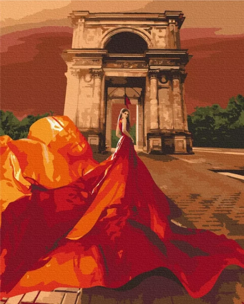 Картина за номерами Тріумфальна красуня 40x50 Brushme
