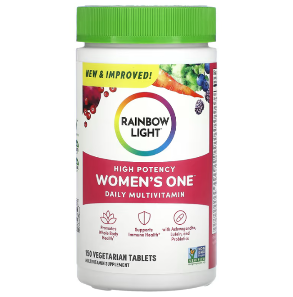 Витамины для женщин Rainbow Light (Women's Multivitamin) 150 вегетарианских таблеток, по 1 в день
