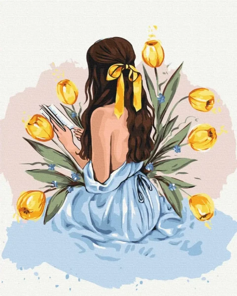 Картина за номерами Історія тюльпанів © Alla Berezovska  Brushme 48x60