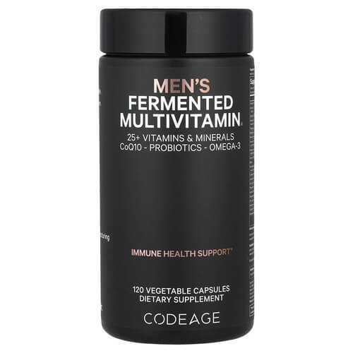 Ферментированные мультивитамины для мужчин Codeage (Men's Fermented Multivitamin) 120 растительных капсул