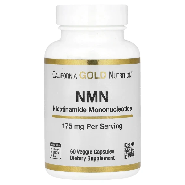 NMN California Gold Nutrition (NMN) 175 мг 60 вегетарианских капсул