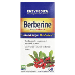 Берберин Enzymedica (Berberine) 500 мг 60 капсул