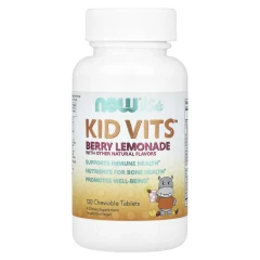 Вітаміни для дітей Now Foods (Kid Vits) 120 жувальних таблеток зі смаком ягід