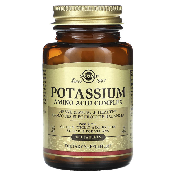 Комплекс аминокислот калия (Potassium Amino Acid Complex) 99 мг 100 таблеток