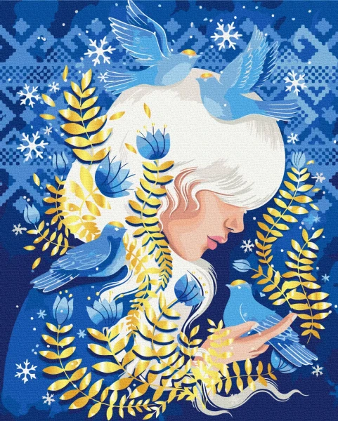 Картина за номерами Птахи зими © Поліна Скурихіна 40x50 Brushme