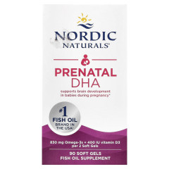 Пренатальна ДГК Nordic Naturals (Prenatal DHA) 90 капсул