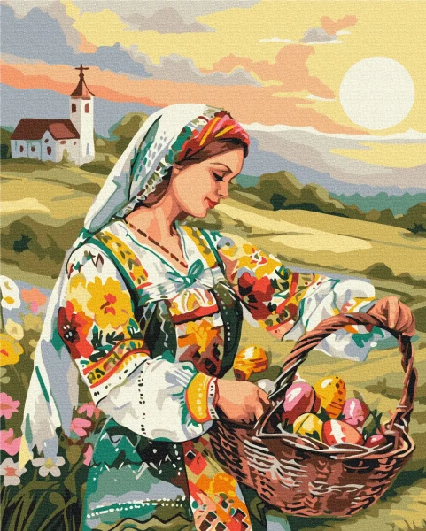 Картина за номерами Великодній світанок  Brushme 48x60