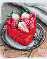 Преміум картина за номерами Любов на десерт © Anna Kulyk Brushme 40x50