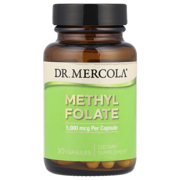 Метилфолат Dr. Mercola (Methyl Folate) 5 мг 30 капсул