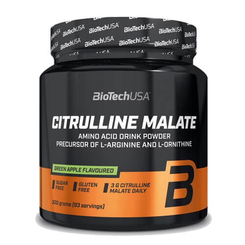 Малат цитрулліну 300 г BioTech USA (Citrulline Malate) зі смаком лайму