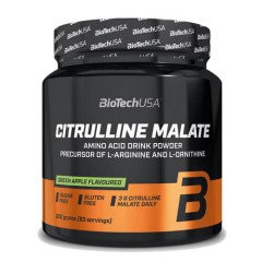Малат цитрулліну 300 г BioTech USA (Citrulline Malate) зі смаком лайму