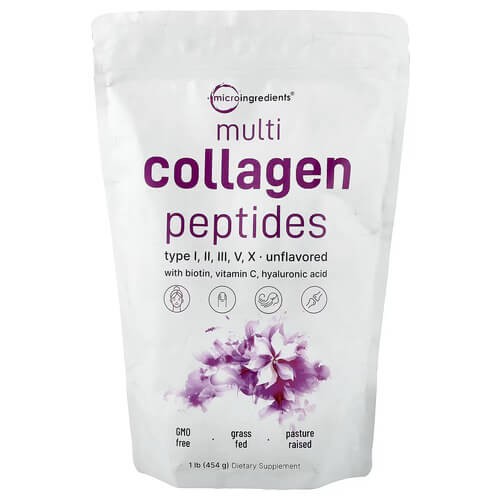 Колагенові пептиди Micro Ingredients (Multi Collagen Peptides) 454 г