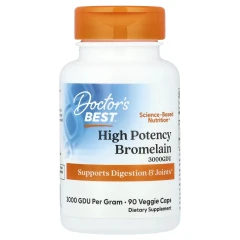 Бромелайн Doctor's Best (Bromelain) 500 мг 90 капсул