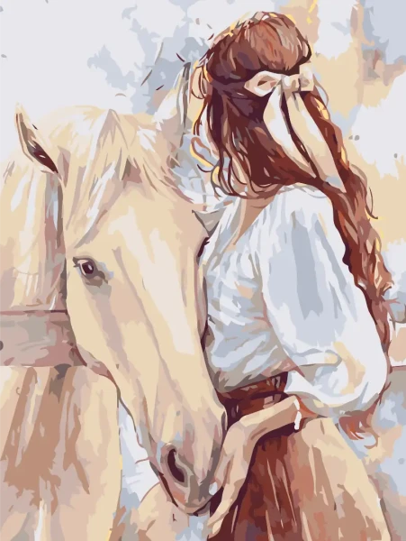Картина за номерами Шляхетний друг  Brushme 30x40