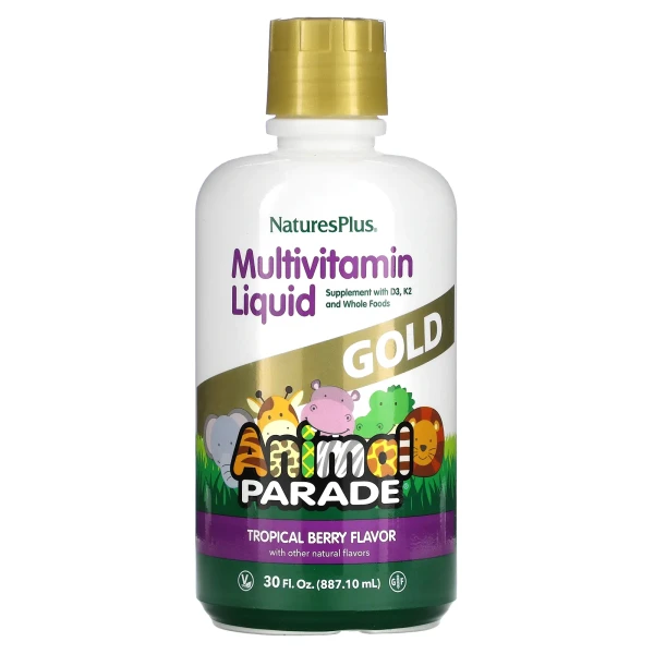 Вітаміни для дітей (Multi-Vitamin & Mineral Animal Parade) 887.1 мл ягідний смак