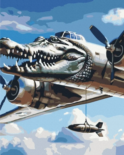 Картина за номерами Bombardino Crocodile  Brushme 40x50