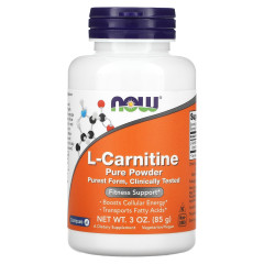 Л-Карнітин Now Foods (L-Carnitine) 85 г