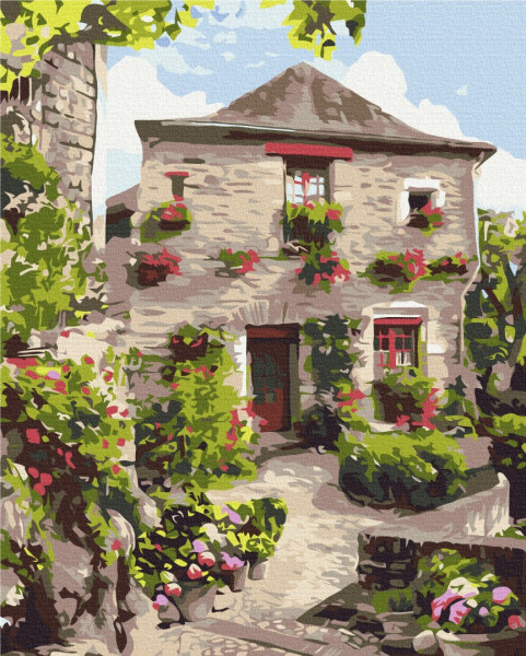 Картина за номерами Два світи Провансу 1 48x60 Brushme
