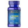 Таурин 1000 мг Puritan's Pride (Taurine) 50 таблеток
