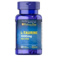 Таурин 1000 мг Puritan's Pride (Taurine) 50 таблеток