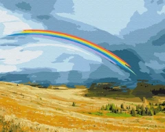 Картина за номерами Веселкове поле  Brushme 40x50