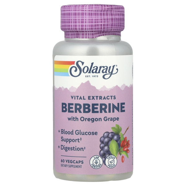 Берберин Solaray (Berberine) 60 капсул