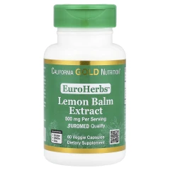 Меліси екстракт (Lemon Balm) 500 мг 60 капсул