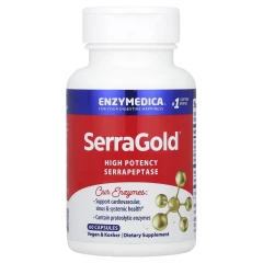 Серрапептаза для серця Enzymedica (High Activity Serrapeptase) 100000 SPU 60 капсул
