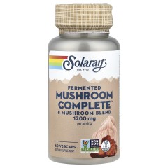 Смесь лечебных грибов Solaray (Fermented Mushroom Complete) 1200 мг 60 капсул