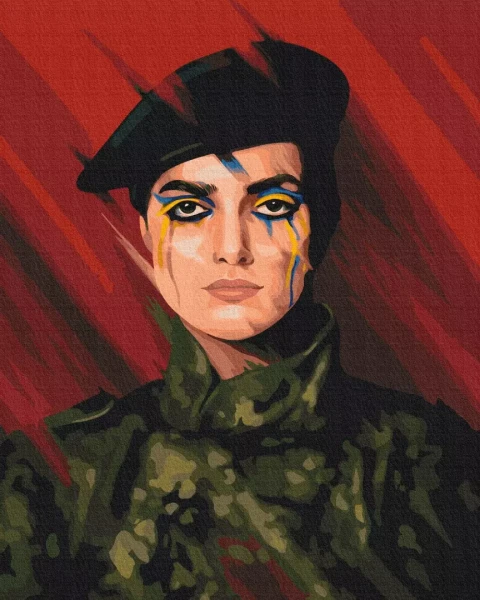 Картина по номерам Сила Украины ©Полина Скурихина 40x50 Brushme