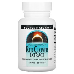 Экстракт красного клевера Source Naturals (Red Clover) 500 мг 60 таблеток