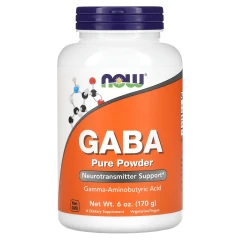ГАМК чистий порошок NOW Foods (GABA Powder) 170 г