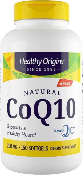 Коензим Q10, Healthy Origins, Kaneka Q10 (CoQ10), 200 мг, 150 капсул