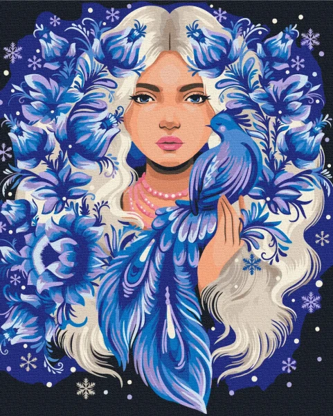 Картина за номерами Вона - Зима © Поліна Скурихіна  Brushme 40x50