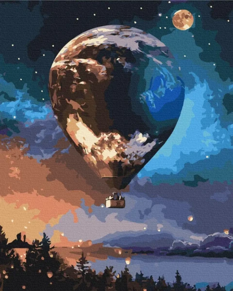 Картина за номерами Зоряна куля  Brushme 40x50