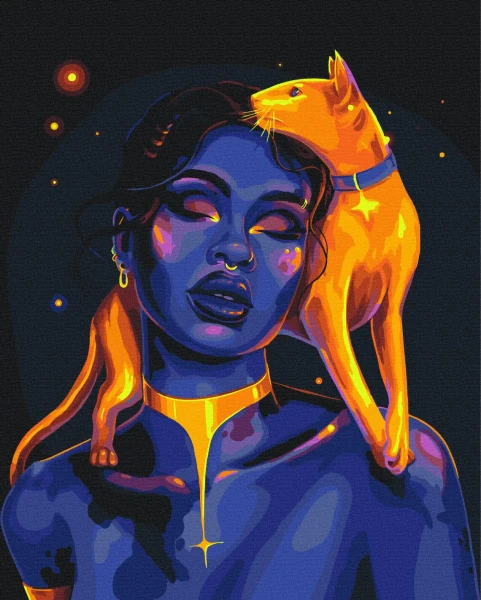 Картина по номерам Внутренний зверь © Соломия Ковальчук Brushme 40x50