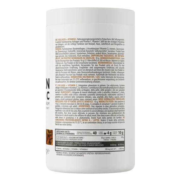 Колаген Ostrovit + Вітамін C Collagen + Vitamin C кола + ром 400 г
