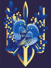 Картина за номерами Крилатий герб  Brushme 30x40