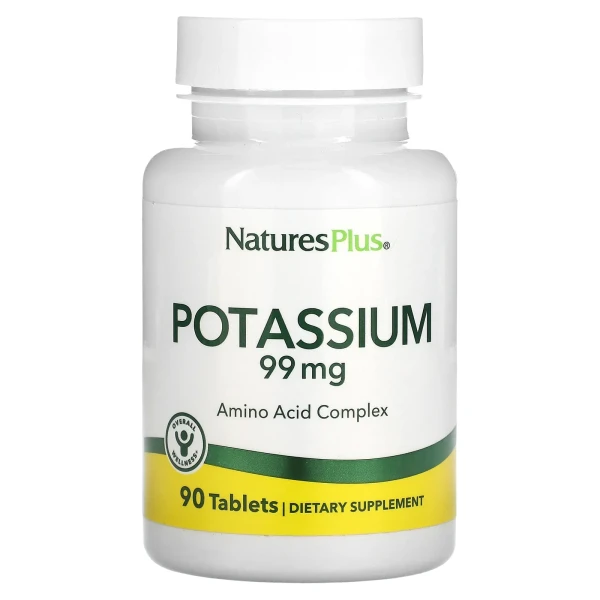Калій Nature's Plus (Potassium) 99 мг 90 таблеток