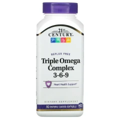 Комплекс ОМЕГА 3 6 9 21st Century (TRIPLE OMEGA COMPLEX 3-6-9) 90 капсул