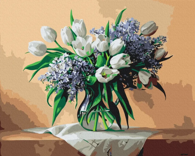 Картина за номерами Аромат весни  Brushme 48x60