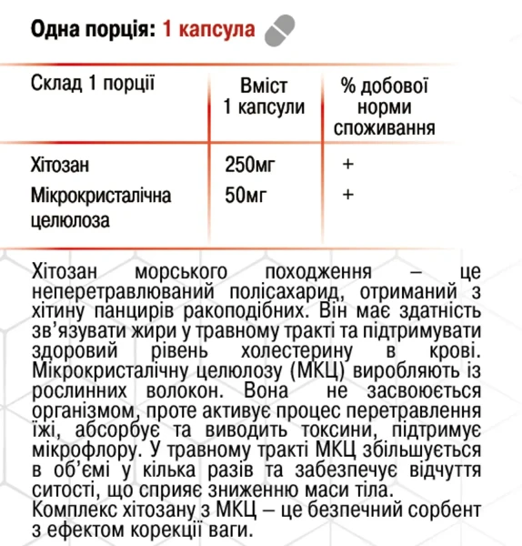 Хітозан Грін-Віза 90 капсул