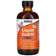 Коензим Q10 Now Foods (Liquid CoQ10) рідкий 100 мг 118 мл