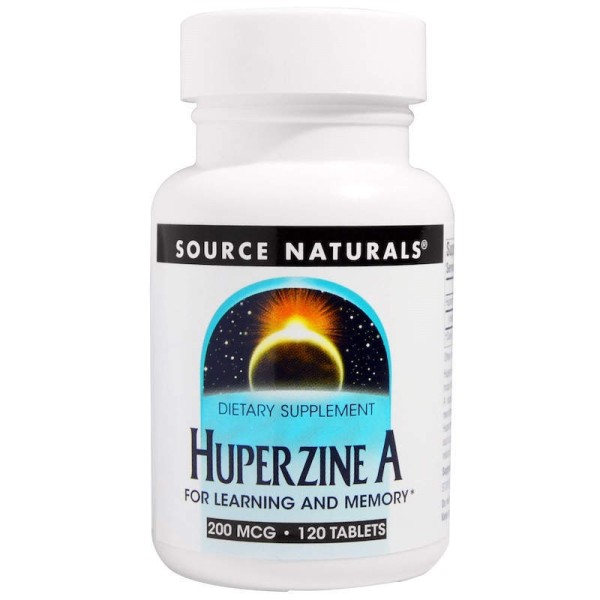 Витамины для мозга Source Naturals (Huperzine A) 200 мкг 120 таблеток