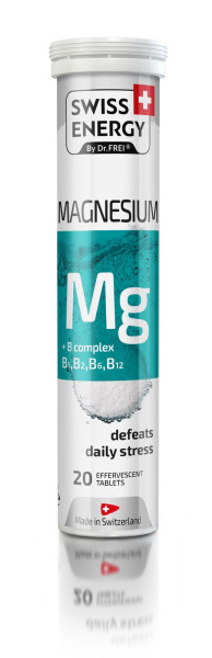Магний и комплекс витаминов В Swiss Energy (MAGNESIUM + B complex CH) 20 растворимых таблеток