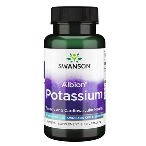 Калий 99 мг Swanson (Albion Potassium) 90 капсул